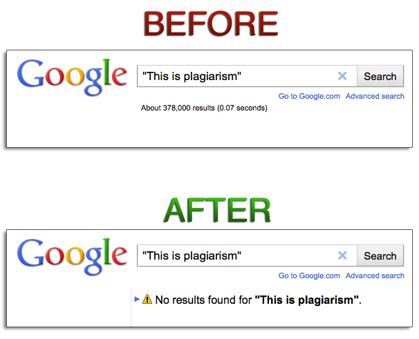 beforeafter How to Hide Plagiarism 2